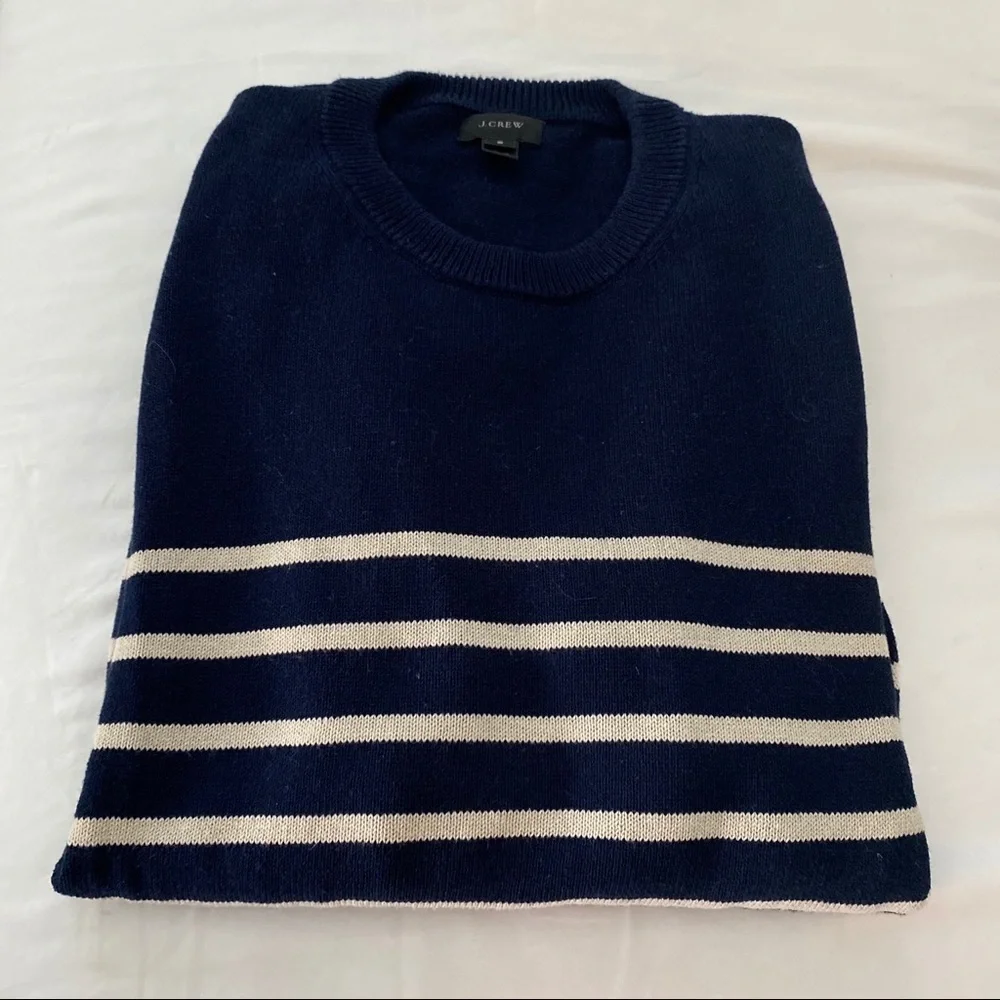 J. Crew Striped Crewneck Sweater